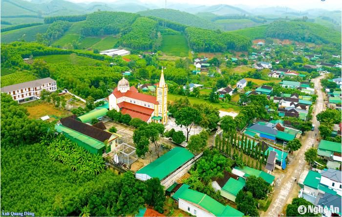 Cảnh đẹp làng quê Nghệ An. Ảnh: báo Nghệ An.
