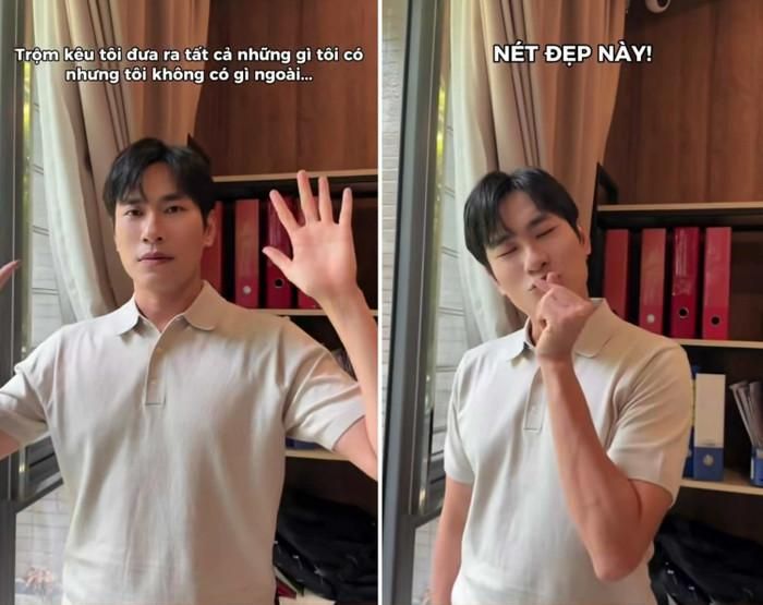 Kiều Minh Tuấn bất ngờ thu hút sự quan tâm khi đăng tải đoạn video bắt trend trên mạng xã hội.