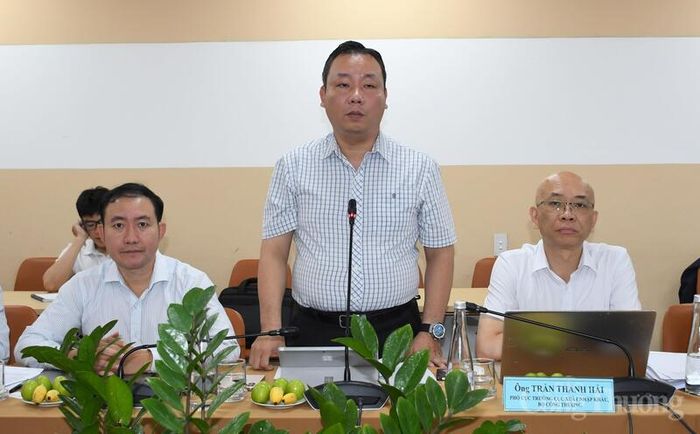 Ông Bùi Bá Nghiêm - Chuyên viên cao cấp Phòng Thuận lợi hóa thương mại, Cục Xuất nhập khẩu. Ảnh: Thanh Minh.