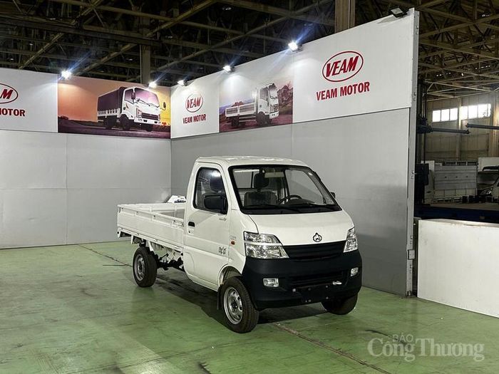 141 xe được bán đấu giá là xe tải nhẹ Changan. Ảnh: Minh Thùy