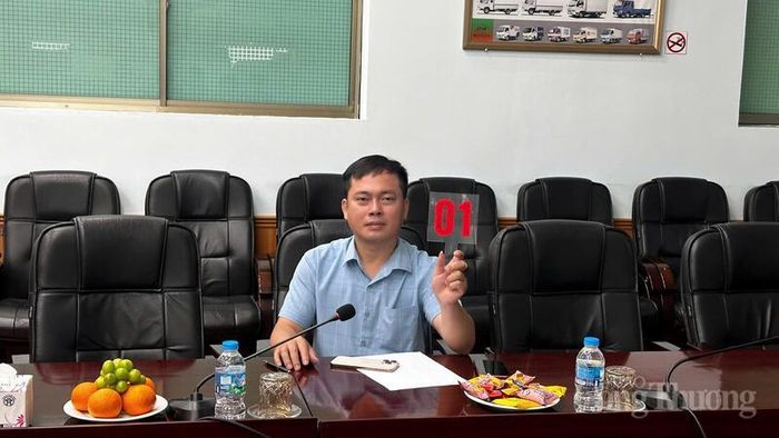 Ông Lê Danh Vinh, Tổng giám đốc Công ty TNHH ô tô Khánh Chi Sơn La. Ảnh: Minh Thùy