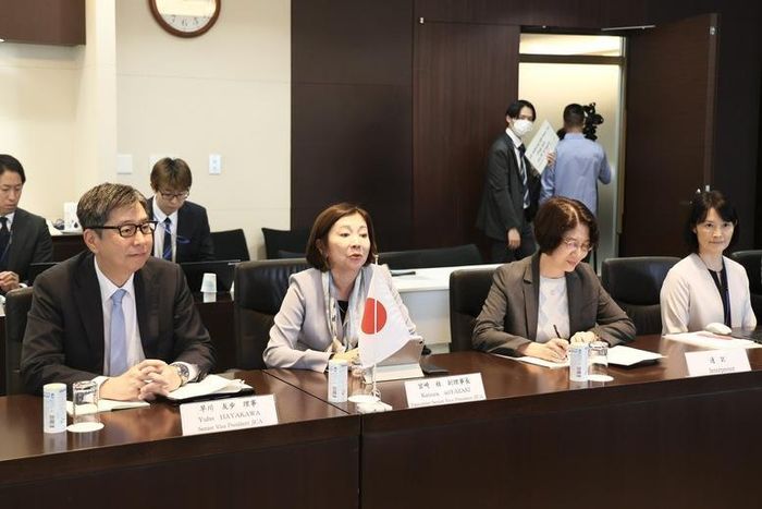 Bà Miyazaki Katsura khẳng định, JICA sẵn sàng tăng cường hợp tác với Việt Nam trong phát triển nguồn nhân lực chất lượng cao - Ảnh: VGP/Thu Sa
