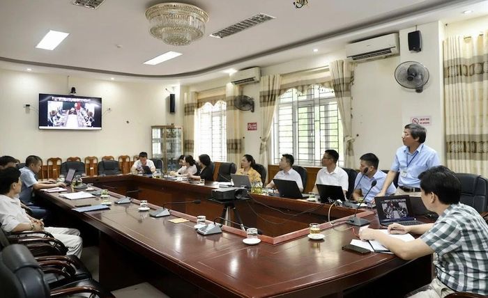 Các đại biểu tham dự tại Trung tâm Kiểm soát bệnh tật Thanh Hóa.