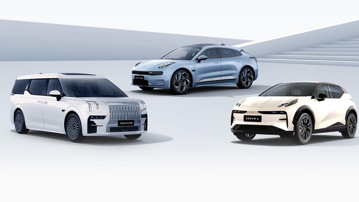 Một số mẫu xe của Zeekr được phân phối bởi Tasco Auto.