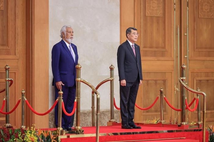 Thủ tướng Lê Minh Hưng đã chủ trì Lễ đón Thủ tướng Kay Rala Xanana Gusmão. Ảnh: VGP