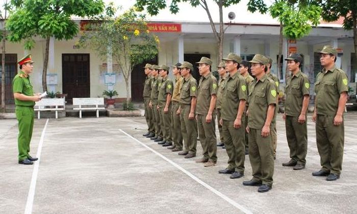 Các địa phương tạm thời giữ nguyên số lượng thành viên lực lượng tham gia bảo vệ an ninh, trật tự ở cơ sở hiện có, không tuyển chọn thêm thành viên mới.
