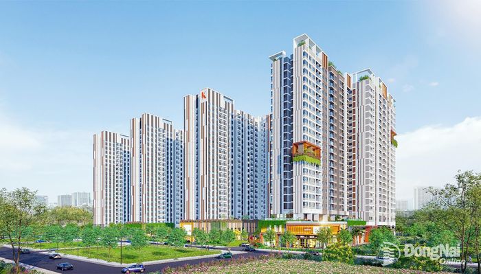 Mô hình Dự án Nhà ở xã hội tại khu đất 2,85ha phường Hố Nai. Ảnh: ĐVCC
