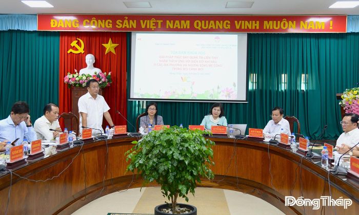 Quang cảnh buổi tọa đàm.