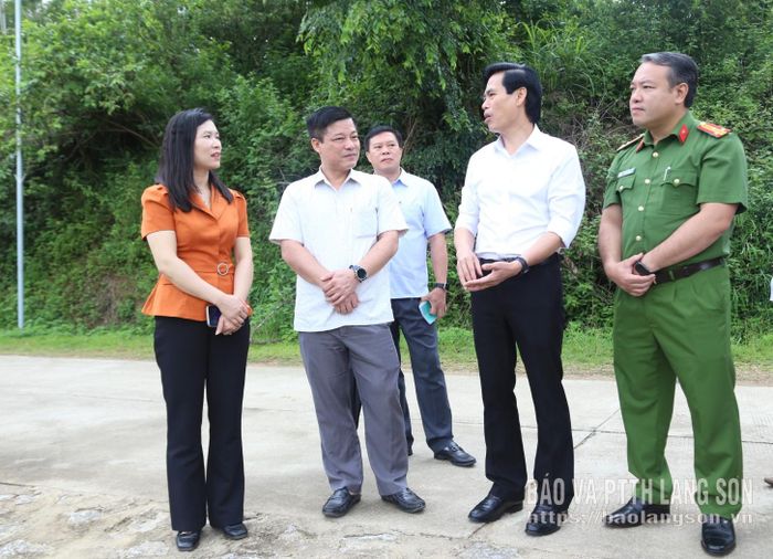 Đồng chí Bí thư Tỉnh ủy chỉ đạo tại buổi kiểm tra