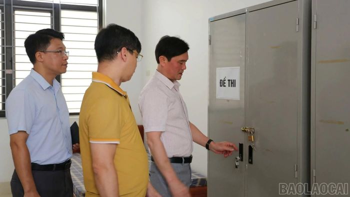 Cơ sở vật chất tại các điểm thi trên địa bàn phường Nghĩa Lộ được chuẩn bị đầy đủ, sẵn sàng cho Kỳ thi tốt nghiệp THPT năm 2026.