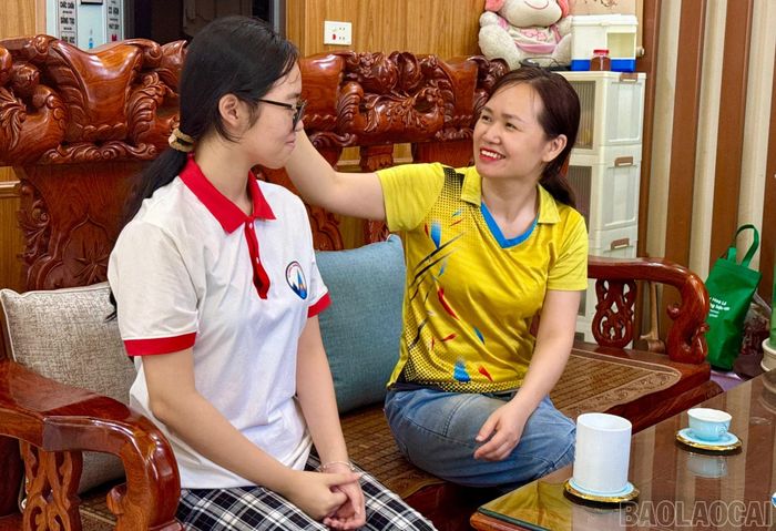 Cô gái nhỏ Nguyễn Kim Ngân là niềm tự hào của gia đình.
