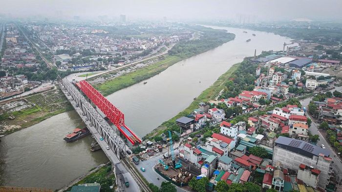Khi hoàn thiện, cầu Đuống mới sẽ tạo động lực phát triển kinh tế - xã hội mạnh mẽ cho vùng Thủ đô và nâng cao năng lực vận tải liên tỉnh.