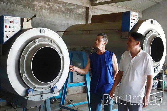 HTX Dịch vụ nông lâm nghiệp Xuân Đài chú trọng đầu tư máy móc, công nghệ chế biến chè sạch.