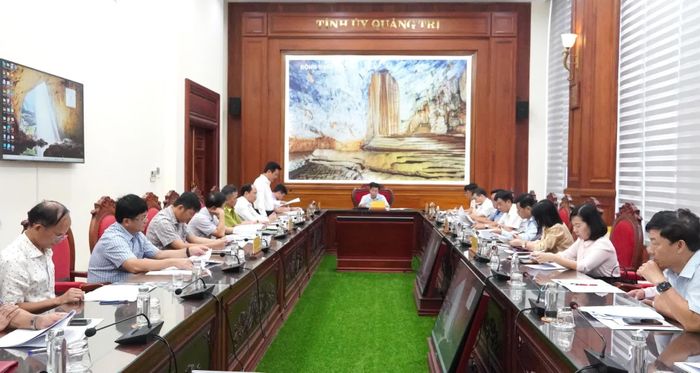 Quang cảnh buổi làm việc - Ảnh: Q.V
