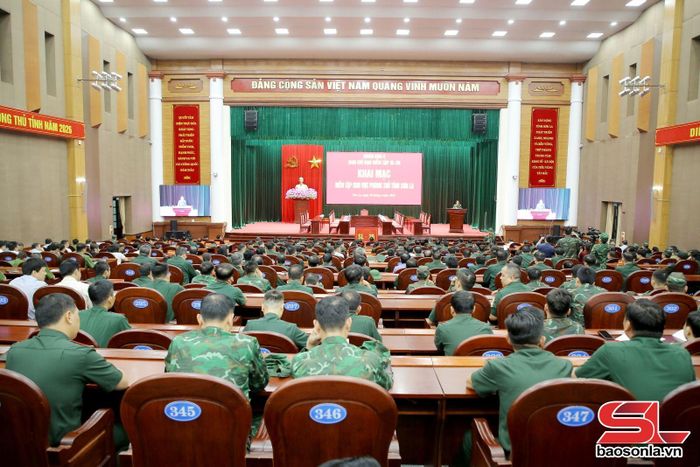 Khai mạc diễn tập Khu vực phòng thủ tỉnh Sơn La năm 2026.
