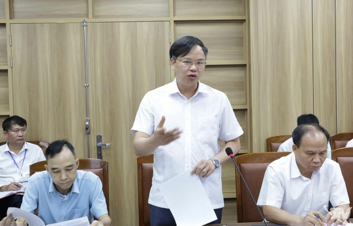 Các đại biểu phát biểu tại Hội nghị.