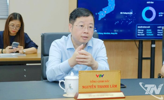 Đồng chí Nguyễn Thanh Lâm, Ủy viên Trung ương Đảng, Tổng Giám đốc Đài Truyền hình Việt Nam.