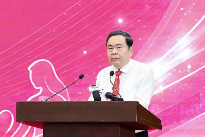 Chủ tịch Quốc hội Trần Thanh Mẫn phát biểu tại Lễ tôn vinh