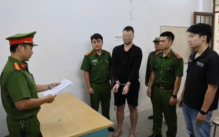 Cơ quan Cảnh sát điều tra bắt tạm giam đối tượng Lilly Shaymus Graeme. Ảnh: CACC