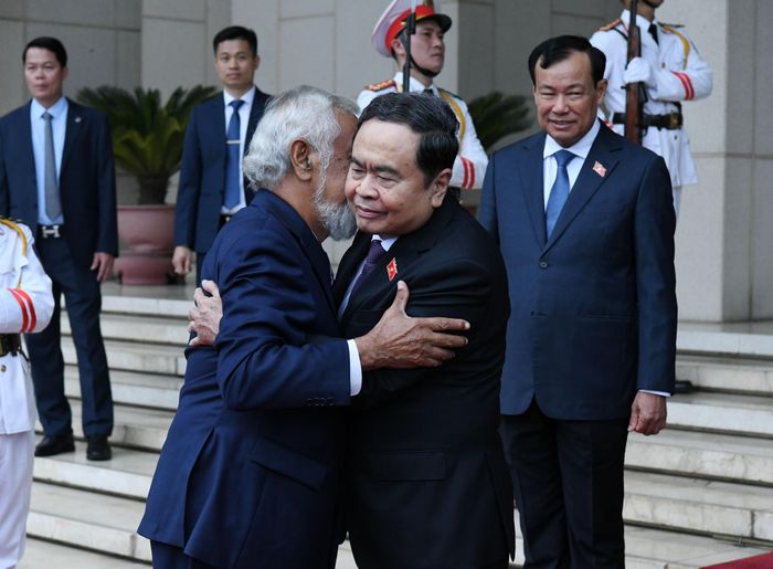 Chủ tịch Quốc hội Trần Thanh Mẫn và Thủ tướng Timor-Leste Kay Rala Xanana Gusmão