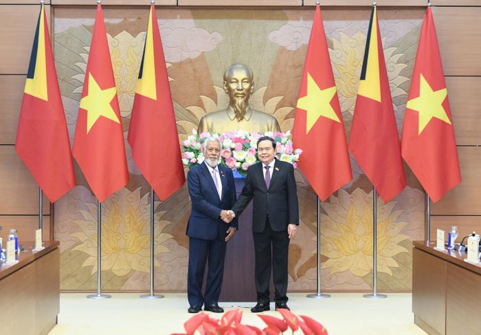 Chủ tịch Quốc hội Trần Thanh Mẫn hội kiến Thủ tướng Timor-Leste Kay Rala Xanana Gusmão
