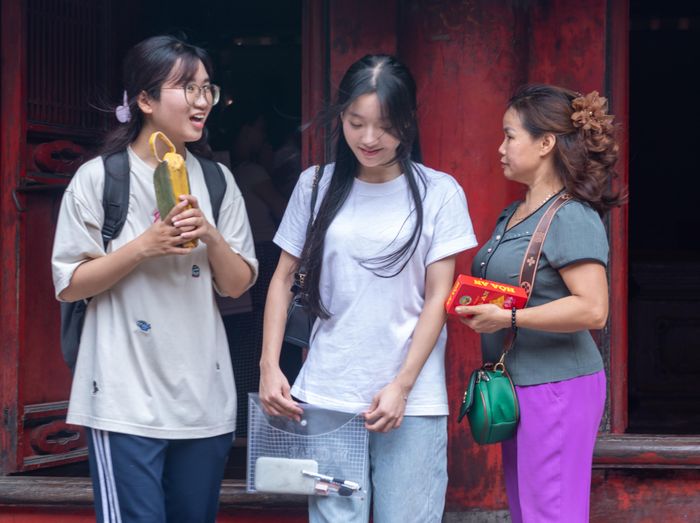 Khoảnh khắc bình yên giữa những ngày ôn thi căng thẳng.