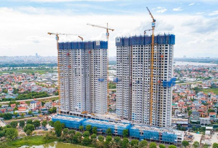 Dự án do Xây dựng Hòa Bình làm tổng thầu. Ảnh: HBC