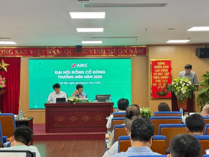 ĐHĐCĐ thường niên năm 2025 tại Bảo hiểm ABIC. Ảnh: ABIC