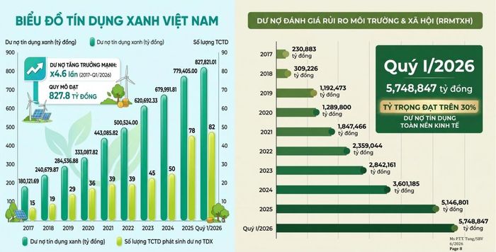 Kết quả tín dụng xanh của Việt Nam