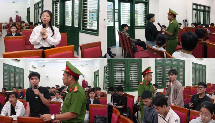 Công an phường Hải Châu tăng cường tuyên truyền phòng, chống ma túy cho học sinh, sinh viên, thanh thiếu niên trên địa bàn.