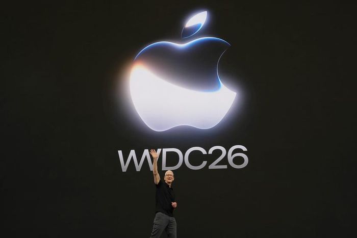 Giám đốc điều hành Apple, Tim Cook, tại WWDC 2026, kỳ WWDC cuối cùng ông tham dự trên cương vị CEO của công ty. Hình ảnh: WWDC