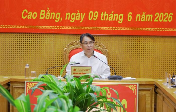 Bí thư Tỉnh ủy Phan Thăng An kết luận hội nghị.