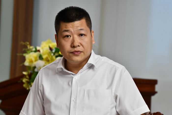 Ông Nguyễn Tuấn Dũng - Phó Vụ trưởng Vụ Kế hoạch - Tài chính, Bộ Xây dựng phát biểu ý kiến. Ảnh: N.Lộc