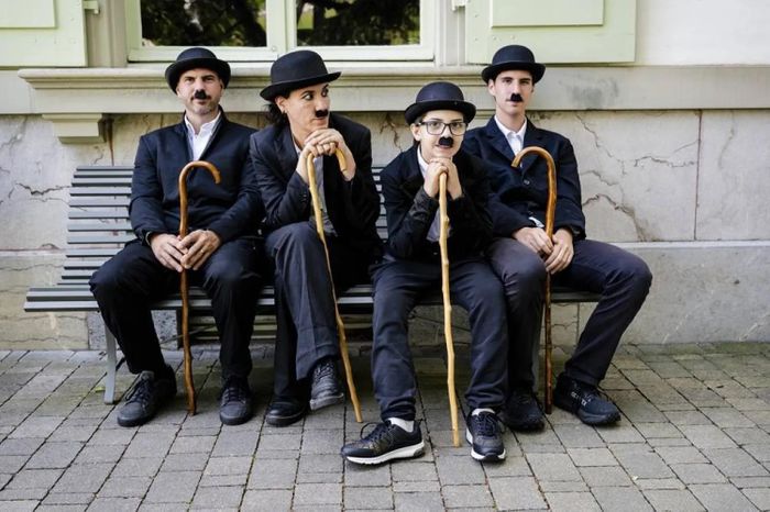 Khung cảnh như bước ra từ phim câm khi hàng trăm "Charlie Chaplin" cùng xuất hiện tại Thụy Sĩ