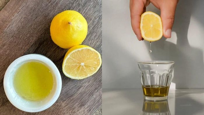 Thói quen uống dầu ô liu kết hợp chanh vào mỗi buổi sáng là một trong những bí quyết được Lim Ji Yeon duy trì nhiều năm. (Ảnh: Pinterest).