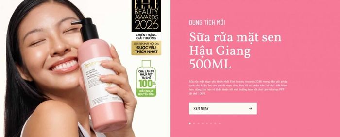 Ảnh chụp màn hình website cocoonvietnam.