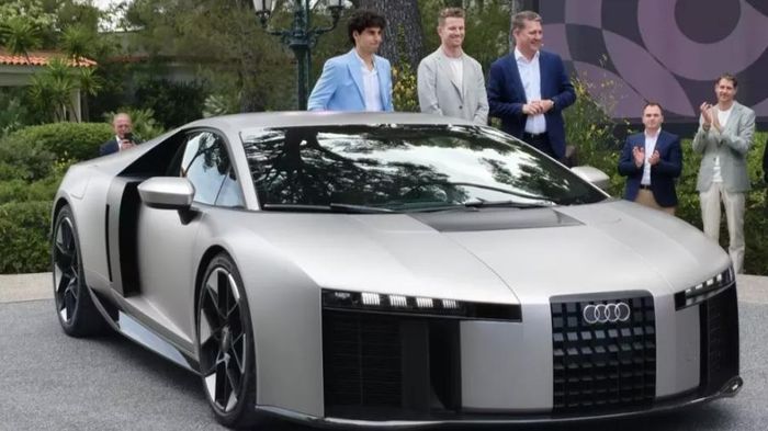 Siêu xe hybrid Audi Nuvolari. Ảnh: Carscoops