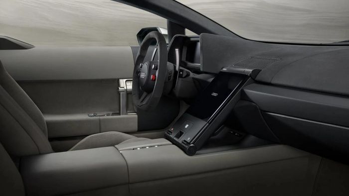 Thiết kế khoang lái của hybrid Audi Nuvolari. Ảnh: Audi