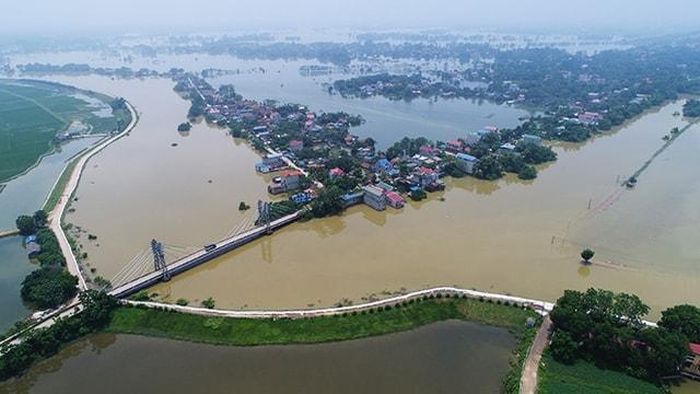 Lũ trên các sông ở Hà Nội có thể lên cao trong những ngày tới. Ảnh minh họa.