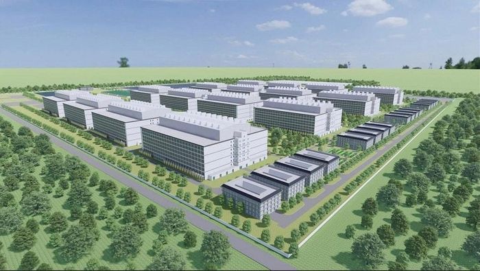 Phối cảnh mô hình Tổ hợp chăn nuôi nhà cao tầng công nghệ cao của Công ty Cổ phần Nông nghiệp BAF Việt Nam. Ảnh: BAF.