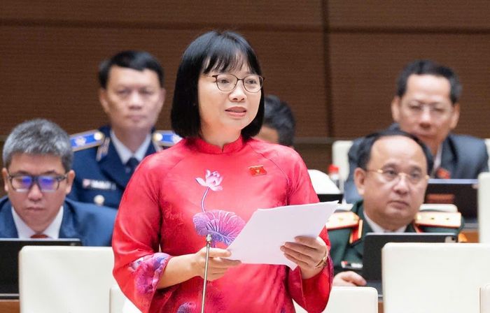 Đại biểu Quốc hội Nguyễn Thị Việt Nga. Ảnh: Media Quốc hội