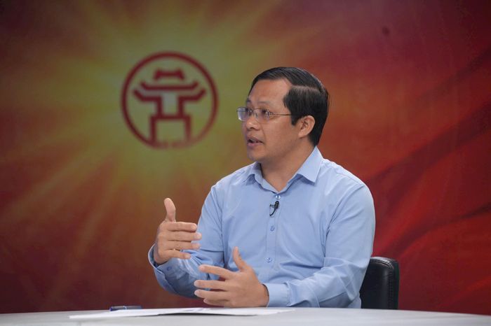 TS Đoàn Văn Tình trao đổi tại Chương trình. Ảnh: Phạm Hùng
