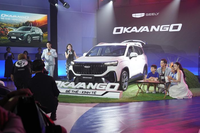 SUV cỡ lớn Okavango của Geely là gương mặt mới đáng chú ý trong nhóm SUV 7 chỗ - phân khúc vốn được người Việt yêu thích. Ảnh: Hoàng Linh