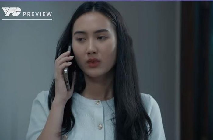 Trang cố gắng tránh mặt và muốn Dương dừng lại chuyện tình sai trái. Ảnh VTV