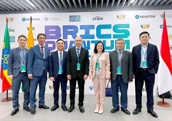 Đoàn công tác Viện Hàn lâm Khoa học và Công nghệ Việt Nam tham dự Diễn đàn Công nghệ Lượng tử BRICS lần thứ nhất tại Liên bang Nga.