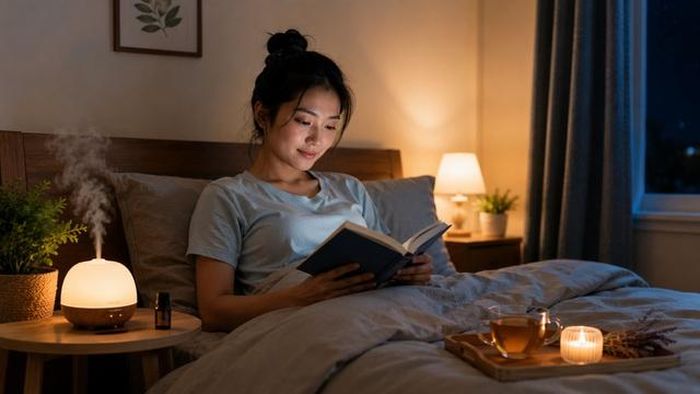 Thiết lập khoảng thời gian thư giãn trước giờ ngủ có thể giúp giảm đáng kể tình trạng trì hoãn giấc ngủ kéo dài