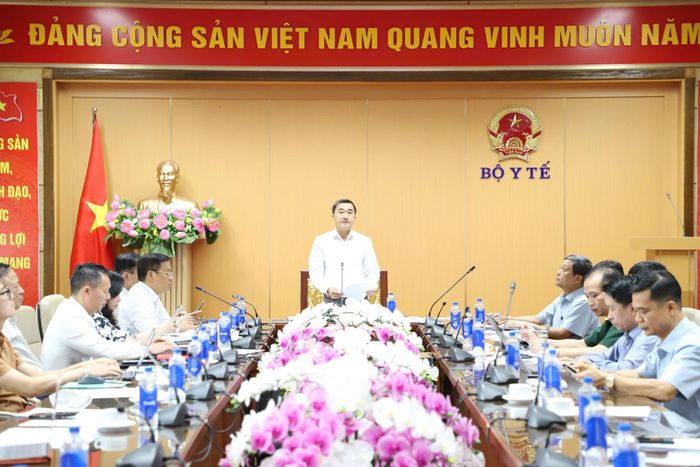 Điểm cầu Bộ Y tế.