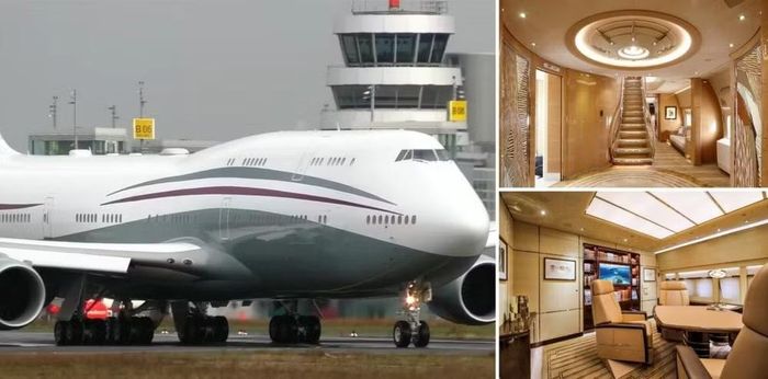 Chiếc Boeing 747-8i do chính phủ Qatar tặng sẽ được sử dụng tạm thời làm chuyên cơ Air Force One cho đến khi hai chiếc máy bay VC-25B được trang bị đầy đủ do Boeing sản xuất sẵn sàng.