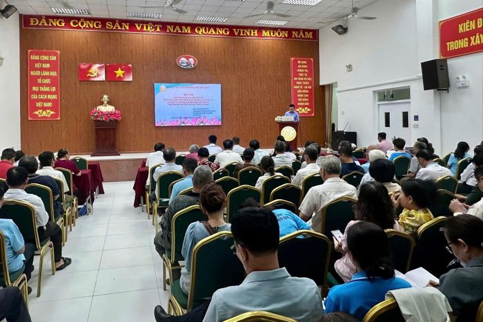 UBND phường Tân Sơn Nhất tổ chức tập huấn, bồi dưỡng kiến thức, nghiệp vụ về hòa giải ở cơ sở và Hội thi hòa giải viên giỏi năm 2026. Ảnh: HT