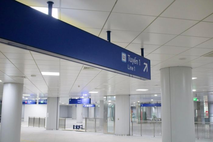  Ga Bến Thành - Ga trung tâm của metro số 1. Ảnh: ĐT 